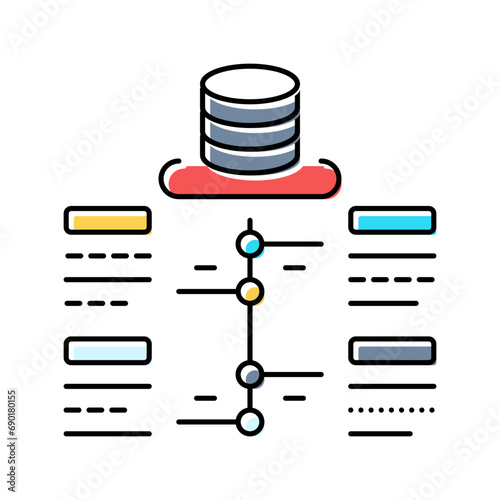 software deployment color icon vector. software deployment sign. isolated symbol illustration