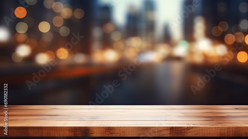 Street View, Foreground Wooden Texture © leftmade