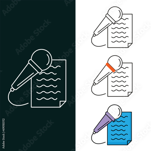 "Speech Vector illustration Icon Design"
