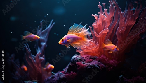 Group of Fish Swimming in an Aquarium © Anna