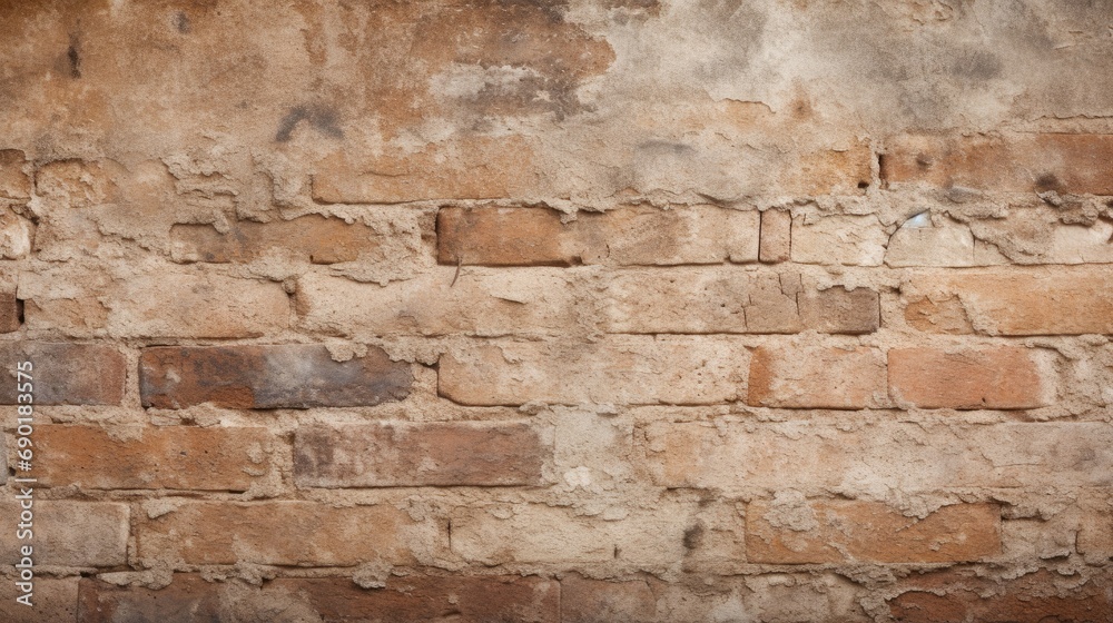 Rough Brick Wall Masonry Backgrouund Texture
