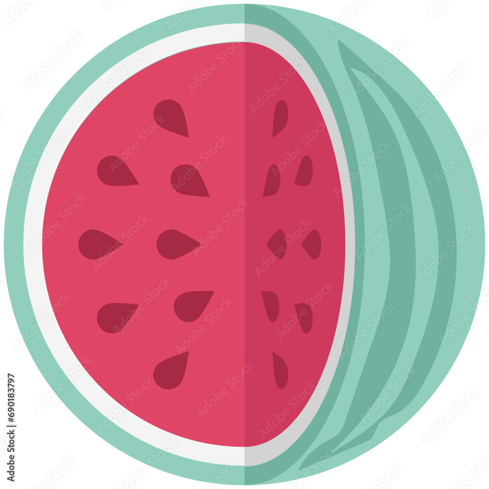 Fototapeta premium illustration of watermelon