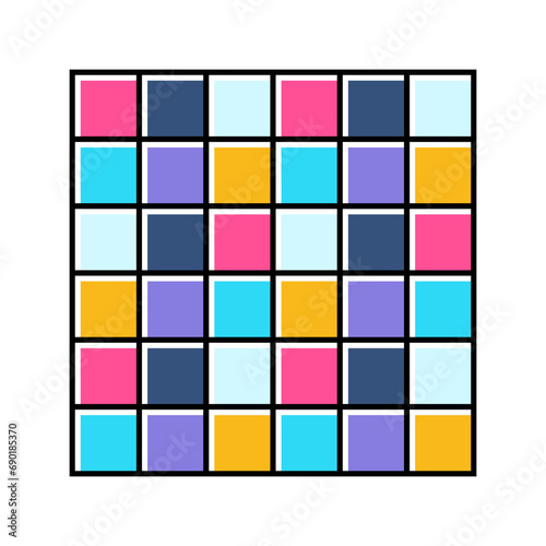 dance floor disco party color icon vector. dance floor disco party sign. isolated symbol illustration