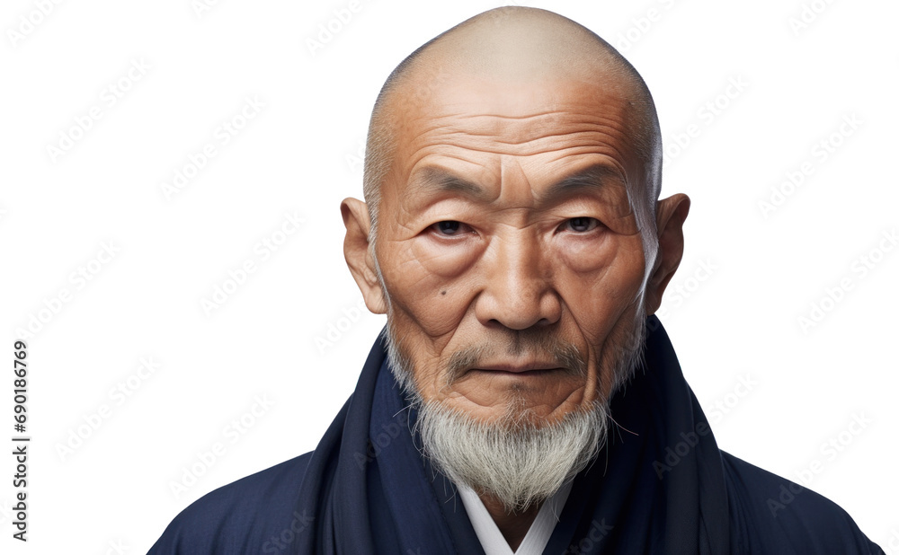 Senior Asian Businessman Portrait on Transparent Senior Asian Businessman Portrait on Transparent