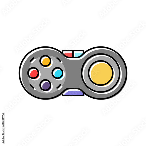 fidget pad fidget toy color icon vector. fidget pad fidget toy sign. isolated symbol illustration