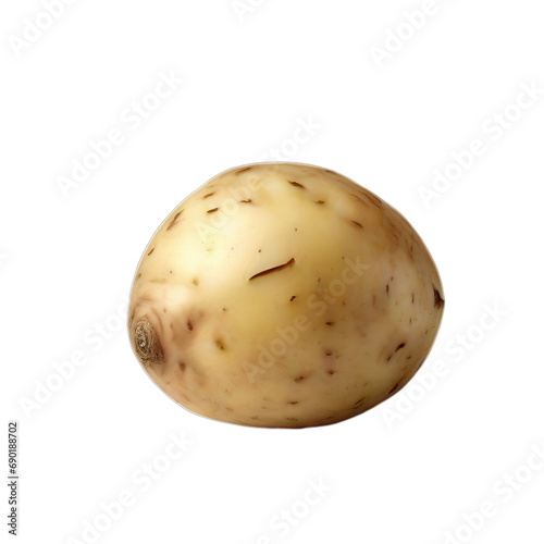 potatoes isolated on transparent or white background, png