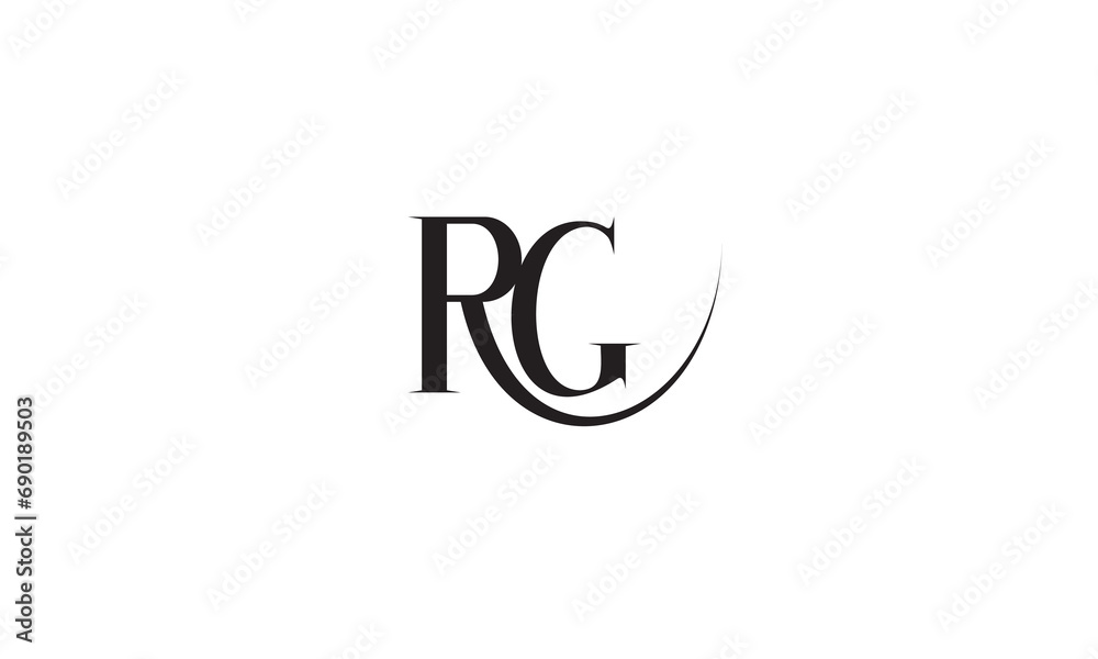 RG, GR , R , G , Abstract Letters Logo Monogram RG, GR , R , G , Abstract Letters Logo Monogram