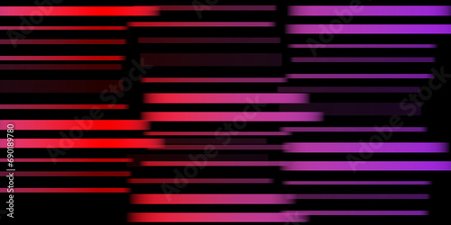 horizontal multicolor light rays on a black background