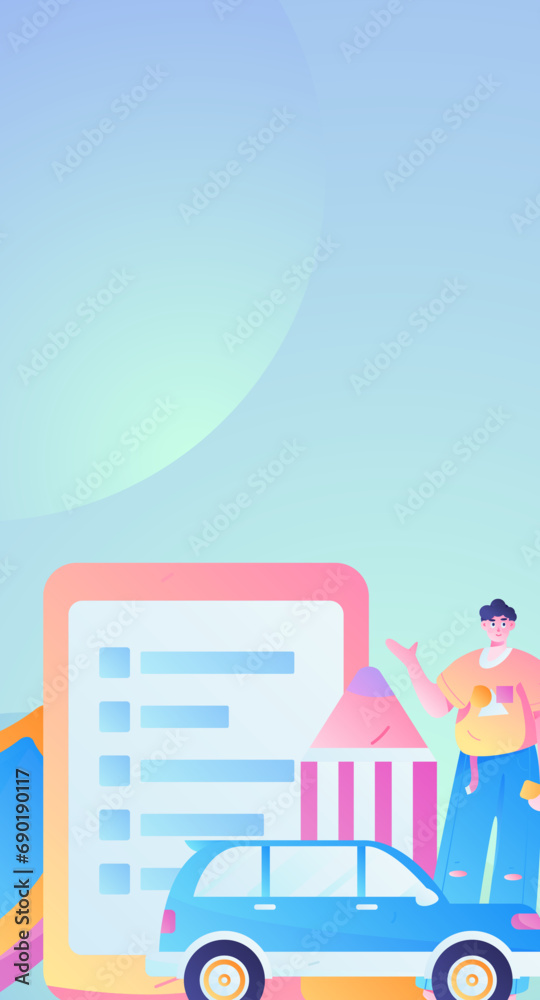 Buy insurance for car flat character vector concept operation illustration
Buy insurance for car flat character vector concept operation illustration