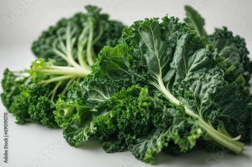 Kale, isolated, superfood,