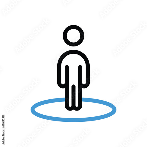 Metaverse Icon vector stock illustration