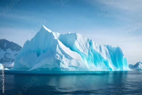 iceberg - hidden danger and global warming concept