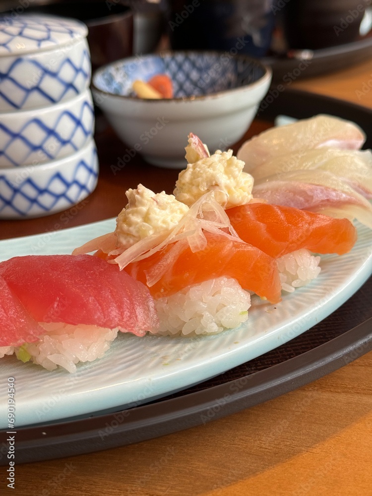 Salmon sushi