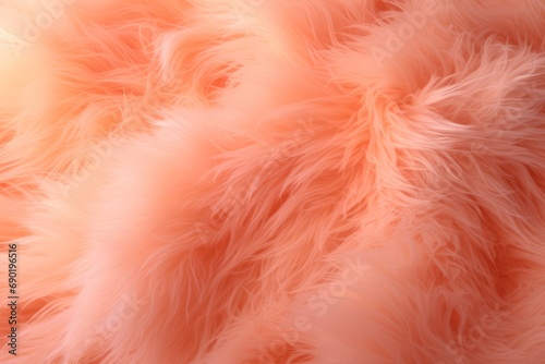 Peach Fuzz background. Feathered Texture. Trending color of the year 2024
