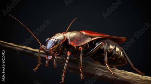 cockroach high resolution HD large format not blurry (AI Generator) © naruto