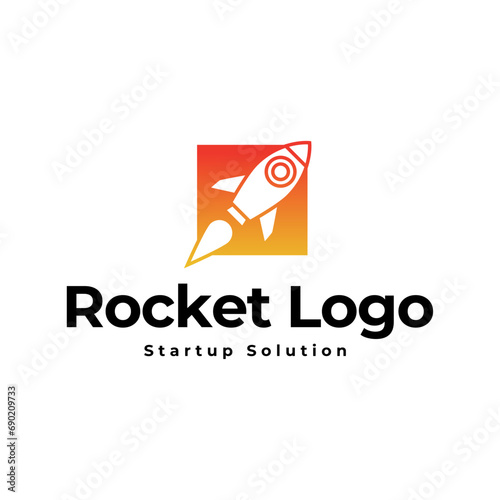 Rocket launch logo vector template. Creative rocket flight startup fly launch vector logo design Free Download Rocket launch logo vector template. Creative rocket flight startup fly launch vector logo design - GFXLoad
