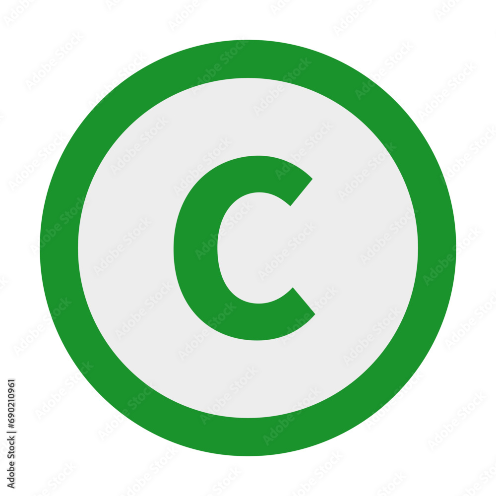 Copyright Symbol In Green Circle Line Shape For Trademark Legal Intellectual Property
Copyright Symbol In Green Circle Line Shape For Trademark Legal Intellectual Property