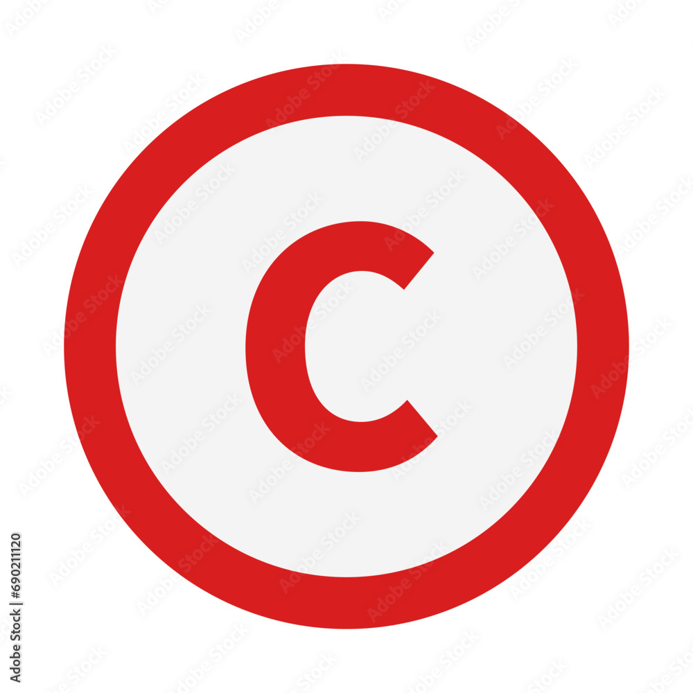 Copyright Symbol In Red Circle Line Shape For Trademark Legal Intellectual Property
Copyright Symbol In Red Circle Line Shape For Trademark Legal Intellectual Property