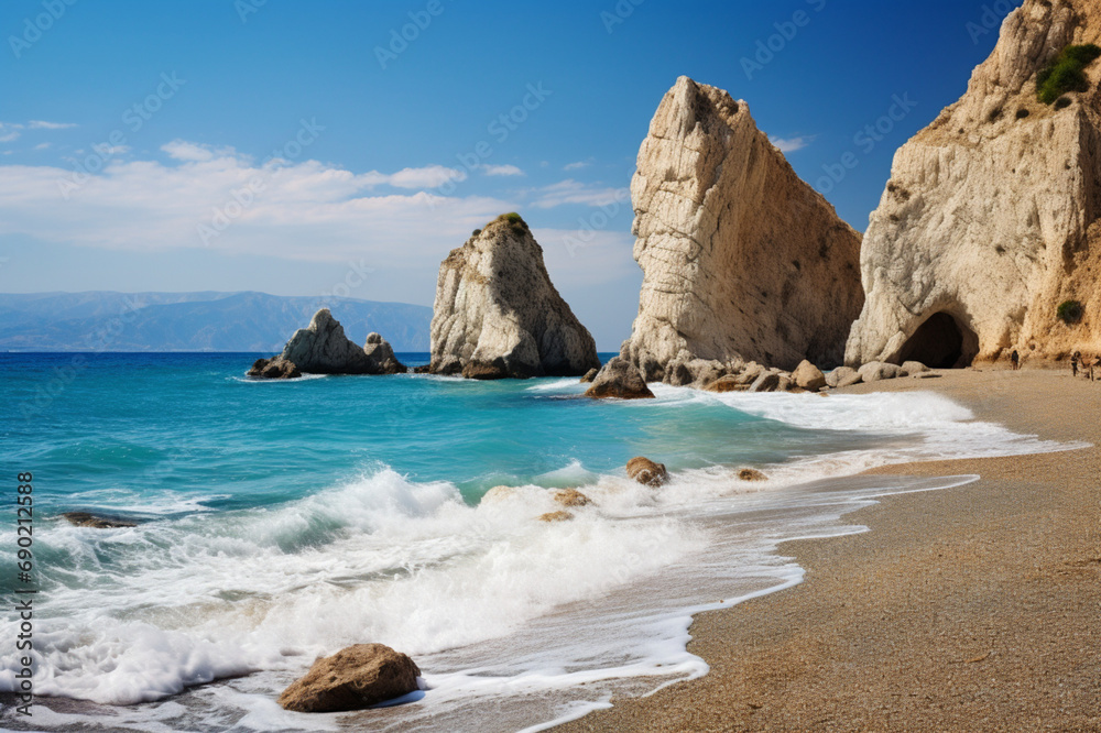 beach and rocks