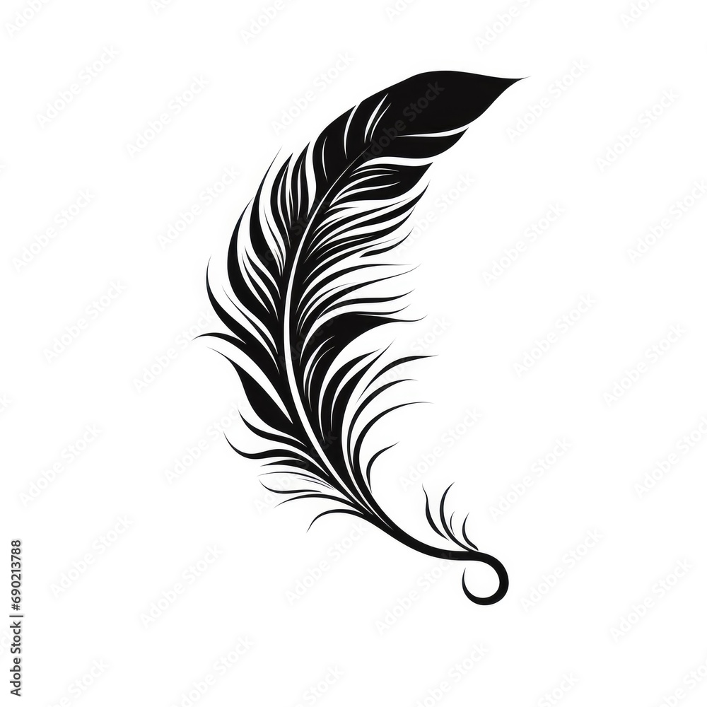 Obraz premium Beautiful Feather illustration