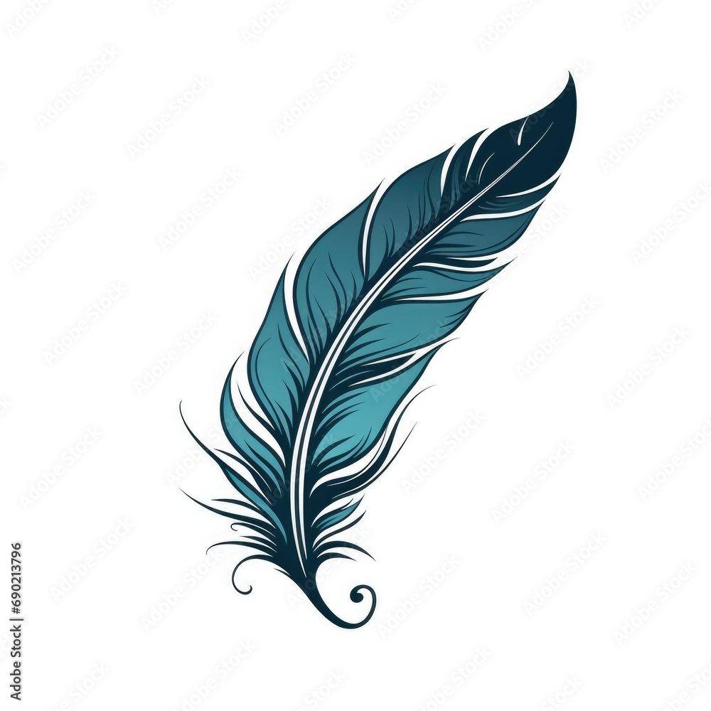 Obraz premium Beautiful Feather illustration