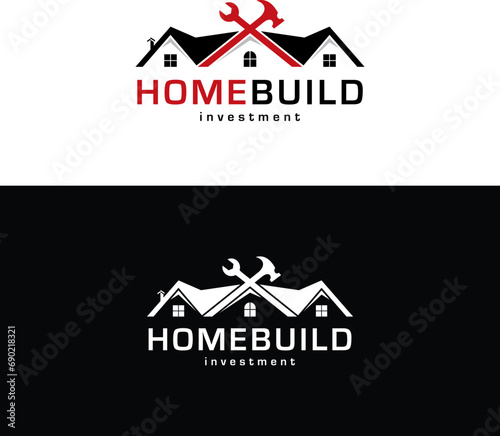 Home Build Logo in Vector