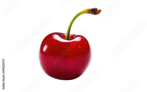 Vibrant Red Berry On Transparent Background