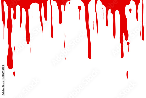 blood, red paint dripping