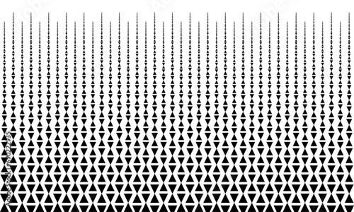 black and white fading geometric pattern background