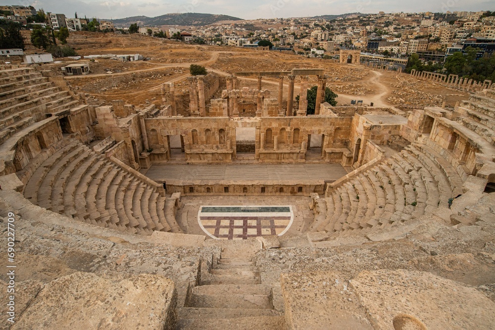 The ancient city of Jerash
