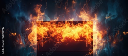 fuse high power voltage electronic box burn fire. Website header. Creative Banner. Copyspace image