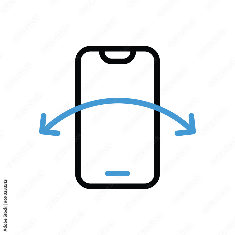 Shake Smartphone Icon vector stock illustration Shake Smartphone Icon vector stock illustration