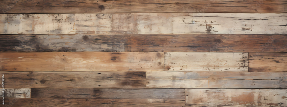 Naklejka premium An artistic composition featuring an assortment of wood types