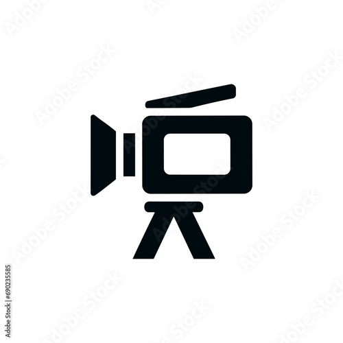 Video camera icon vector design. Cinema illustration symbol collection