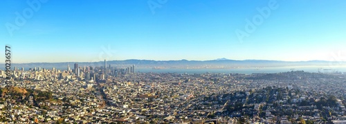 4K Image: Panoramic View of San Francisco and Bay Area © Only 4K Ultra HD