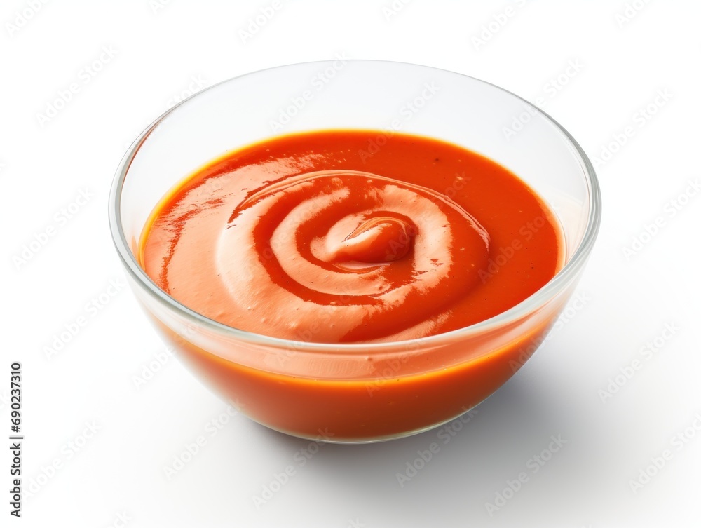 Buffalo sauce isolated on white background Buffalo sauce isolated on white background