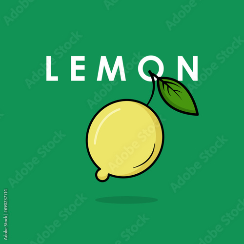 Amazing Lemon Vector Illustration