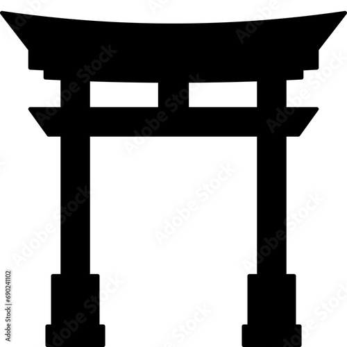 Torii Gate Silhouette