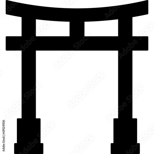 Torii Gate Silhouette