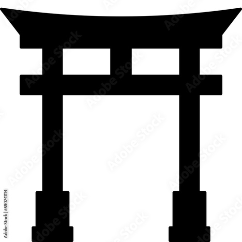 Torii Gate Silhouette