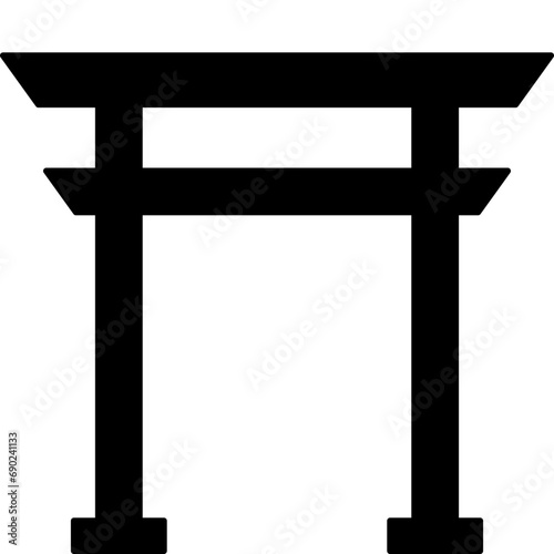 Torii Gate Silhouette