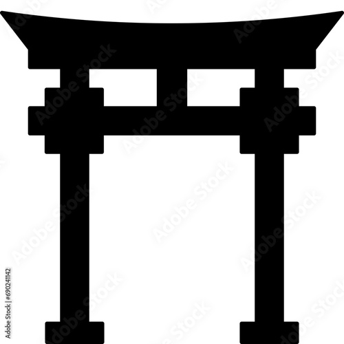 Torii Gate Silhouette