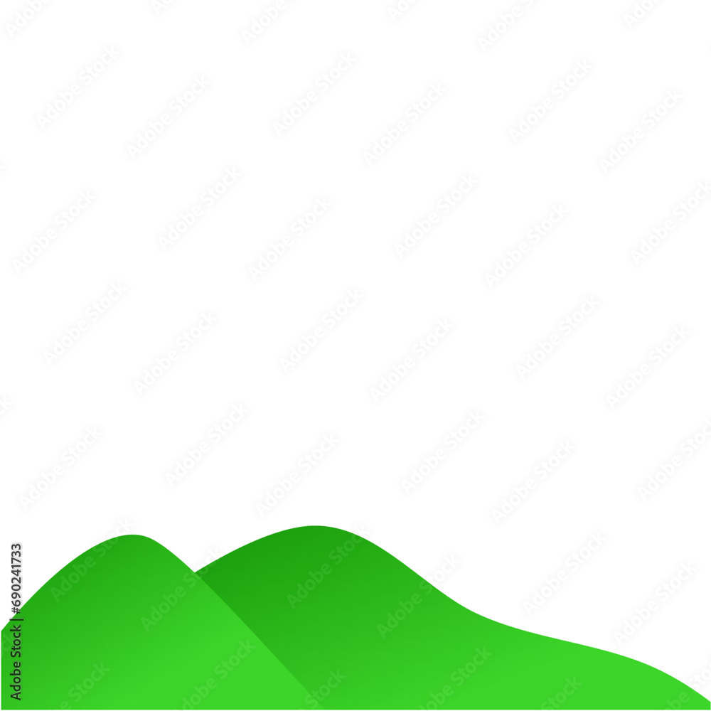 Green hill vektor illustration