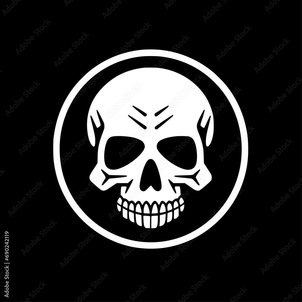 Skeleton | Black and White Vector illustration Skeleton | Black and White Vector illustration