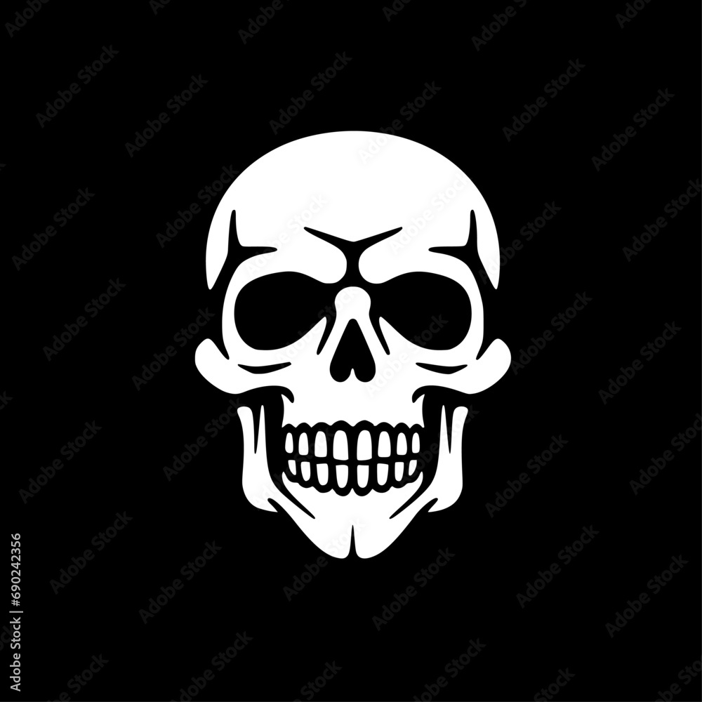 Skull - High Quality Vector Logo - Vector illustration ideal for T-shirt graphic