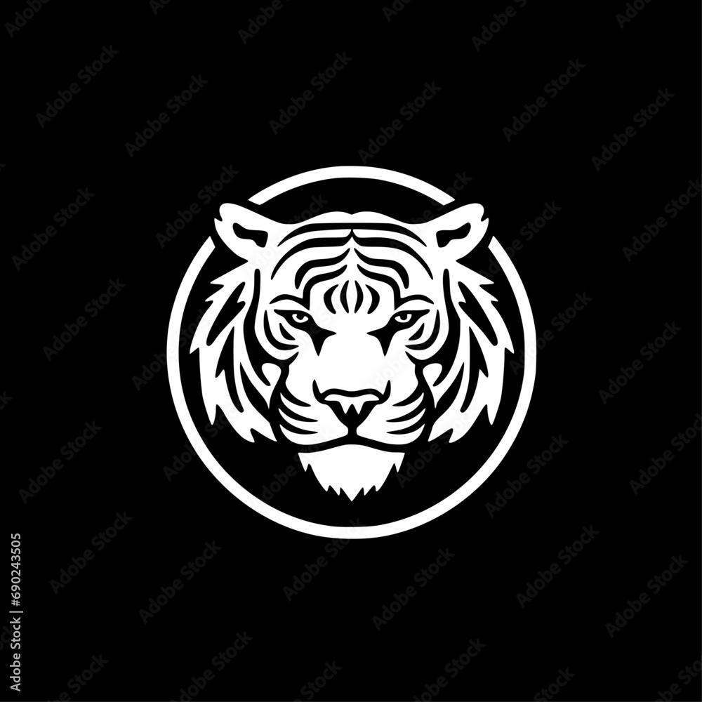 Tiger | Minimalist and Simple Silhouette - Vector illustration Tiger | Minimalist and Simple Silhouette - Vector illustration