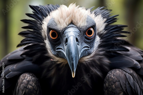 Cinereous vulture  Aegypius monachus  is a large raptorial bird that is distributed through much of temperate Eurasia. It is also known as the black vulture  monk or Eurasian black vulture