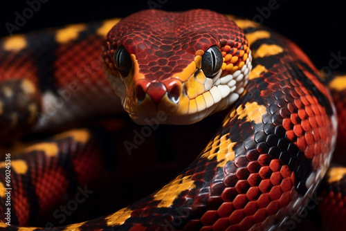 Close-up Photo of a Milk Snake photo