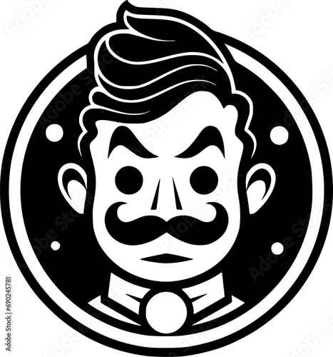 Halloween - Black and White Isolated Icon - Vector illustration