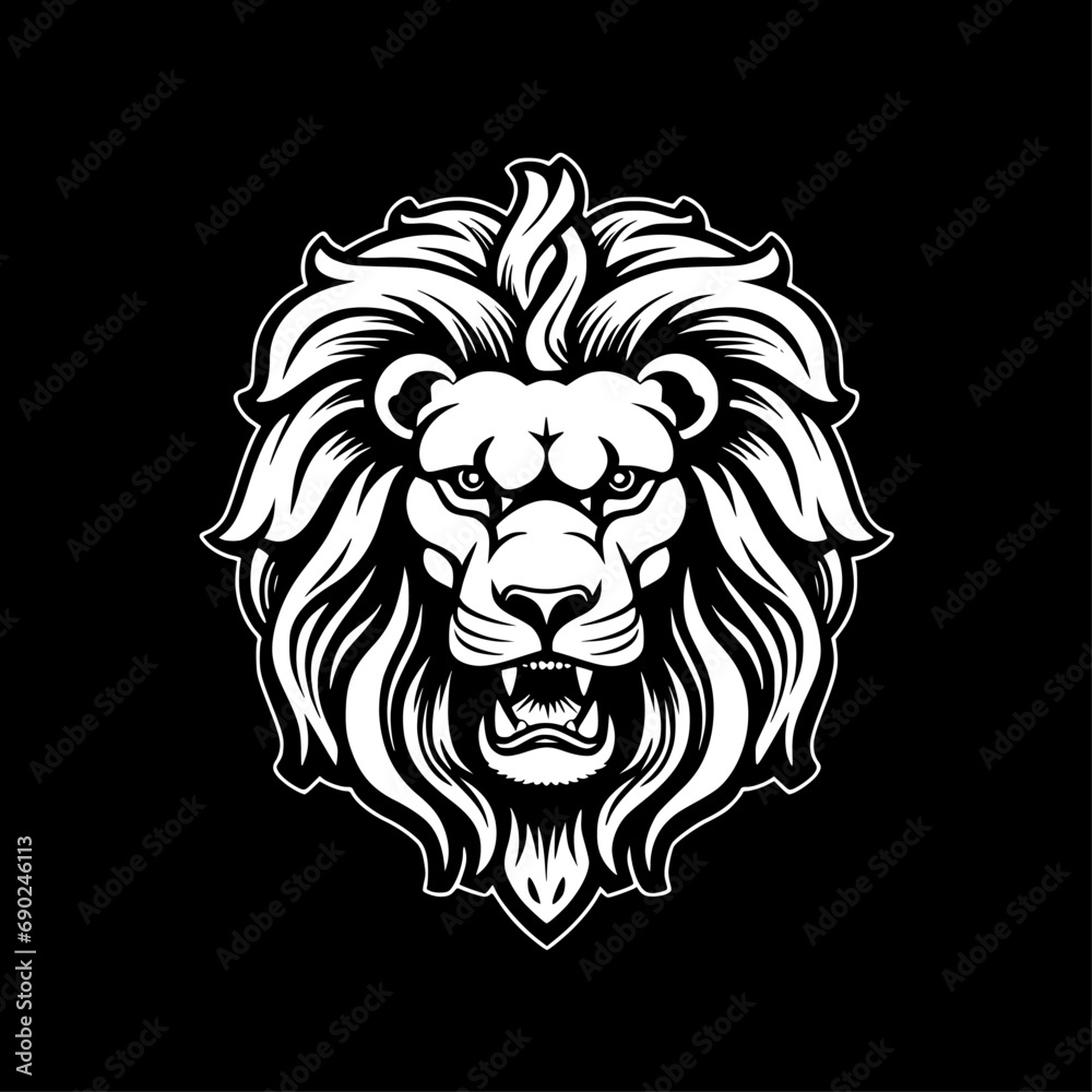 Lion - High Quality Vector Logo - Vector illustration ideal for T-shirt graphic